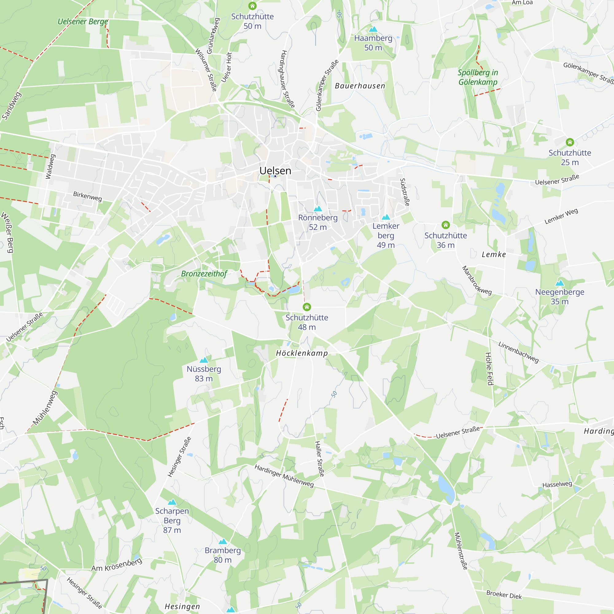 Schutzhütte map