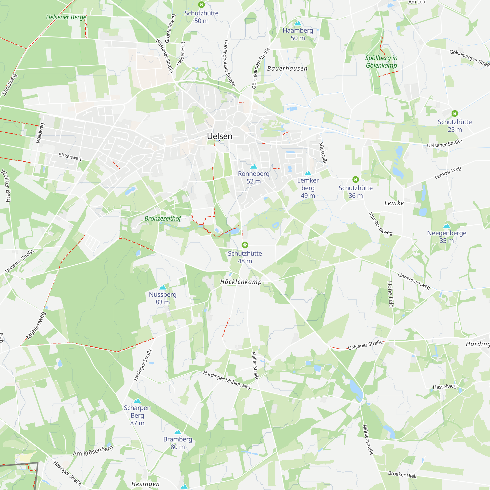 Schutzhütte map