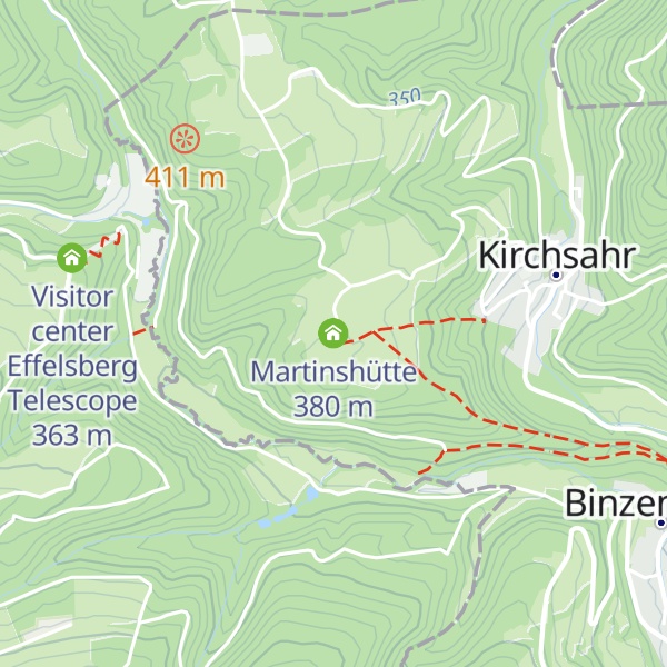 Map of Martinshütte