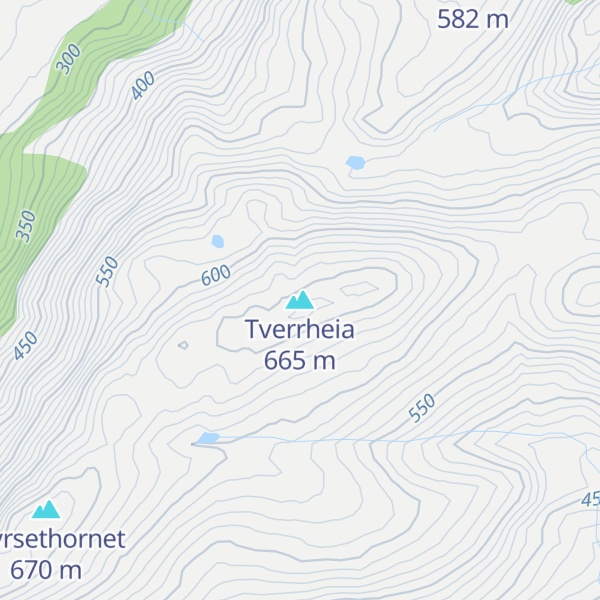 Map of Tverrheia