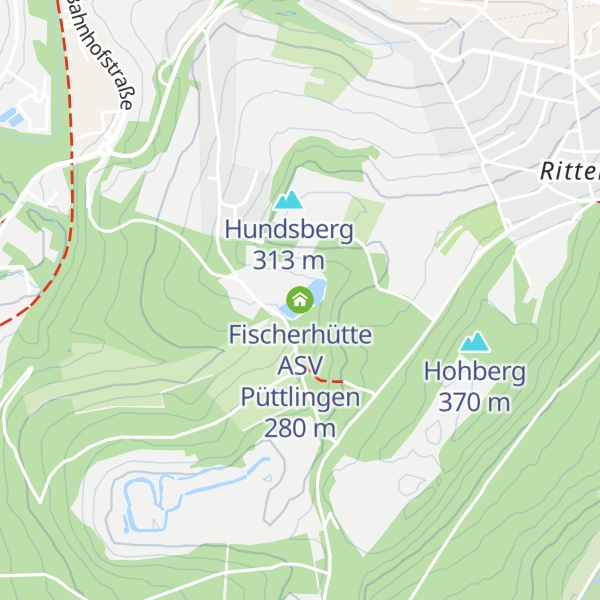 Map of Fischerhütte ASV Püttlingen