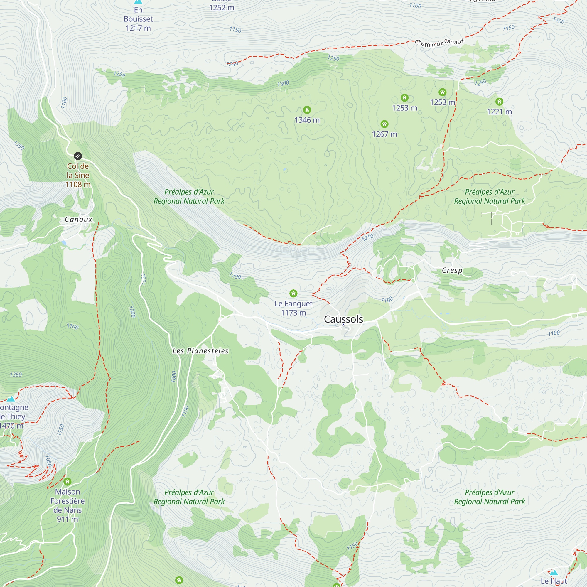 Le Fanguet map
