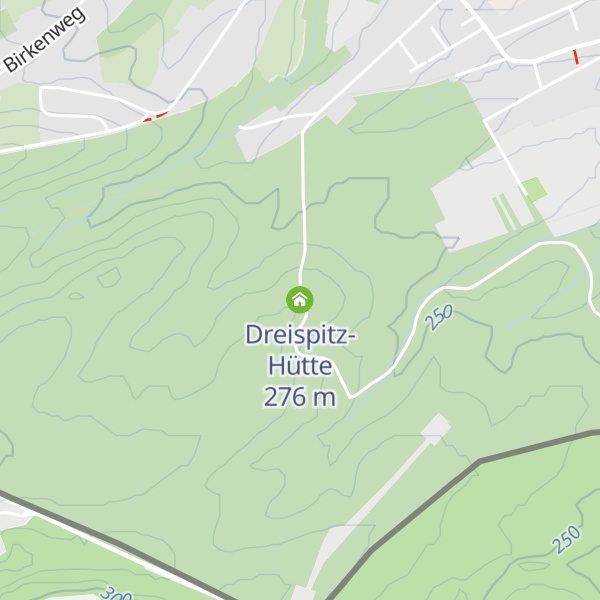 Map of Dreispitz-Hütte