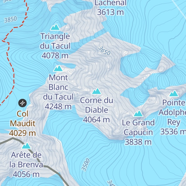 Map of Pointe Chaubert