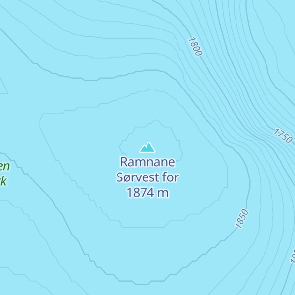 Map of Ramnane Sørvest for