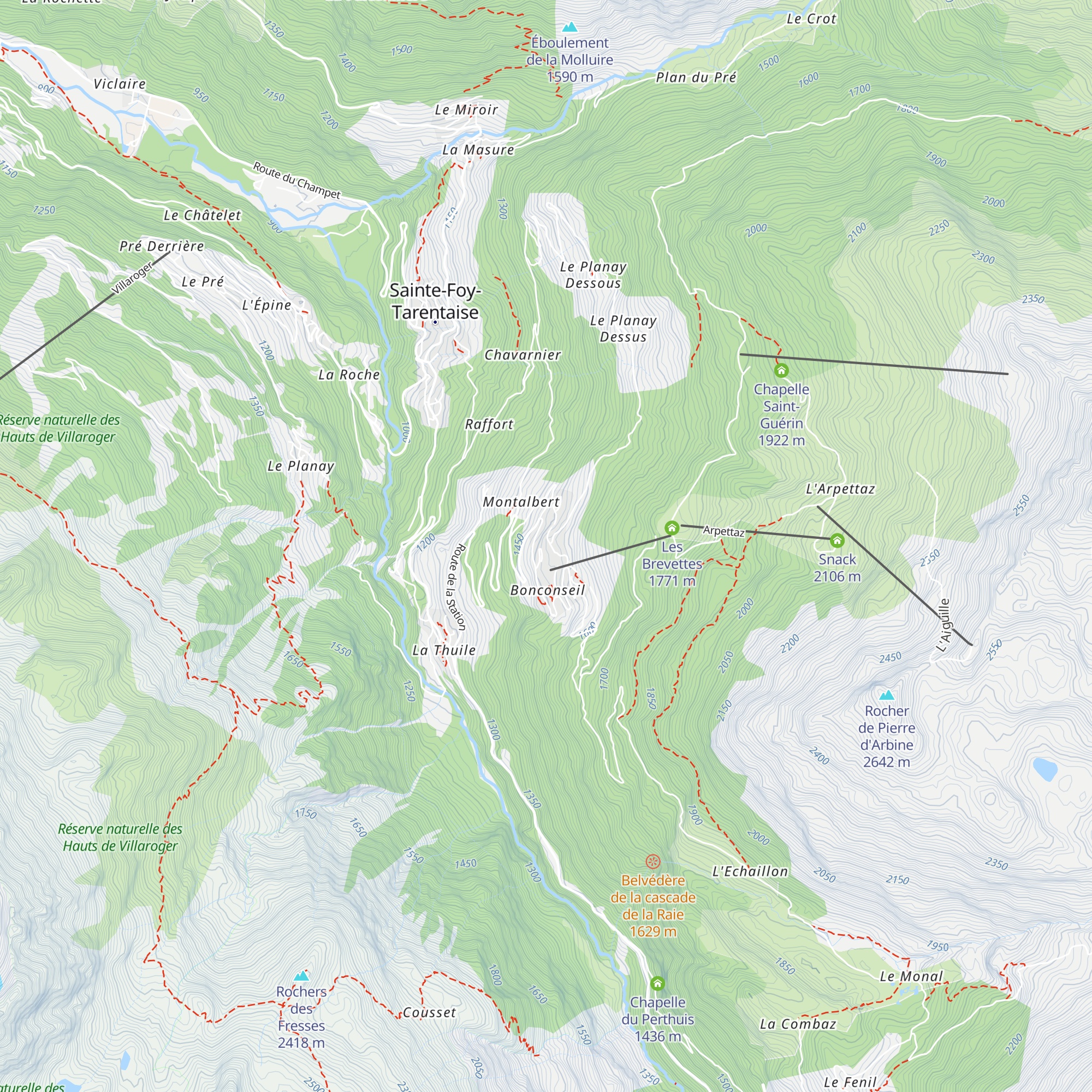 La Bergerie map