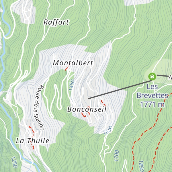 Map of La Bergerie