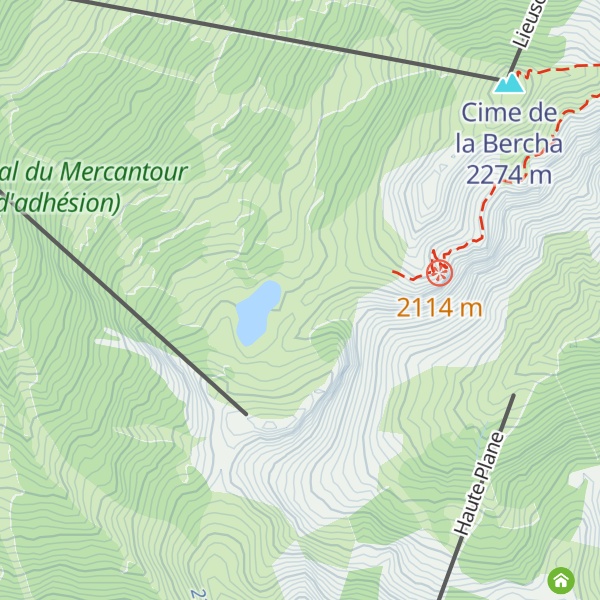 Map of L'Estive