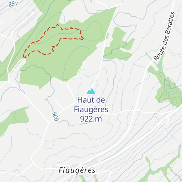 Map of Haut de Fiaugères