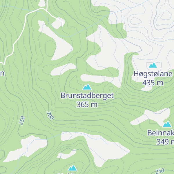 Map of Brunstadberget
