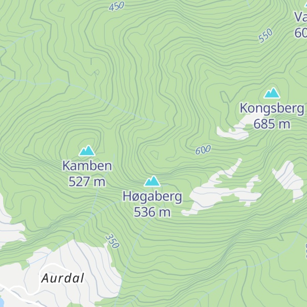 Map of Høgdena