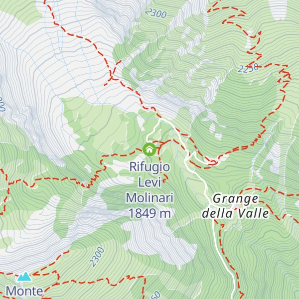 Map of Rifugio Levi Molinari
