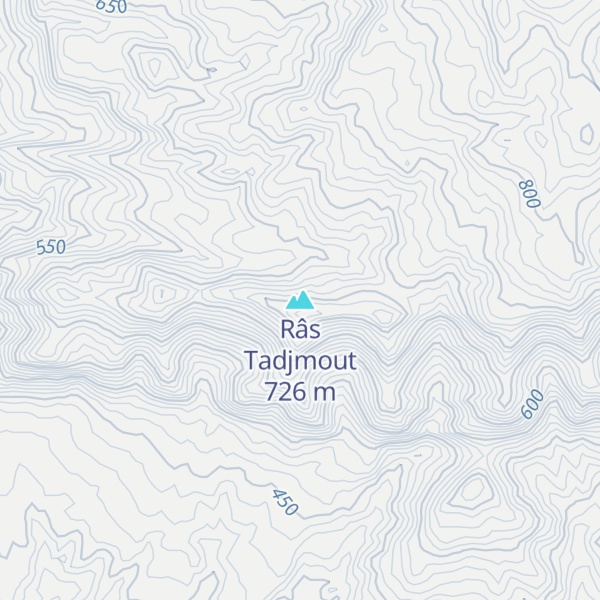 Map of Râs Tadjmout