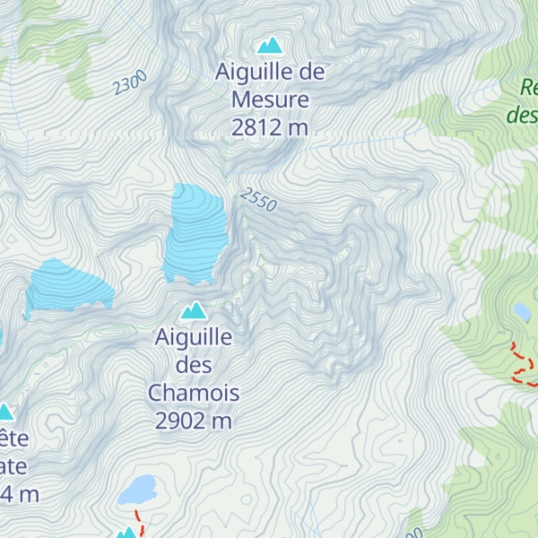Map of Aiguille de l'Encrenaz