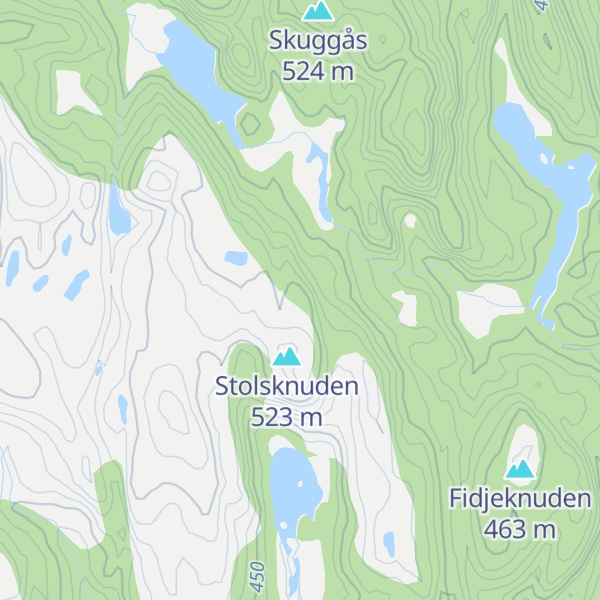 Map of Stølsheia
