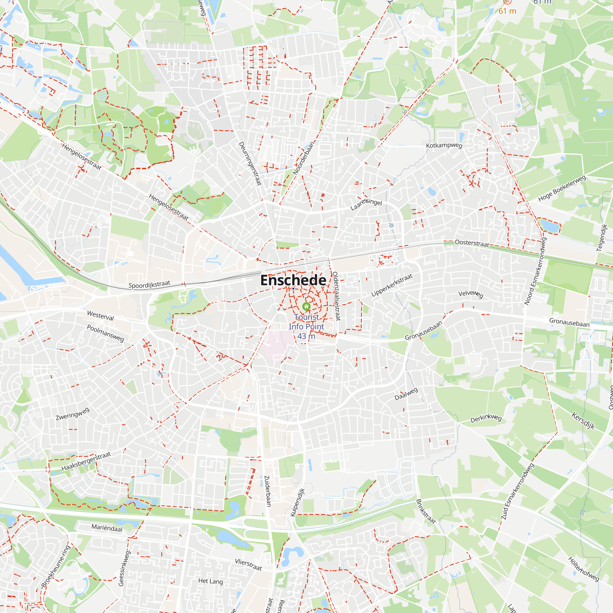 Tourist Info Point map