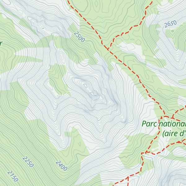 Map of Bec de Lièvre