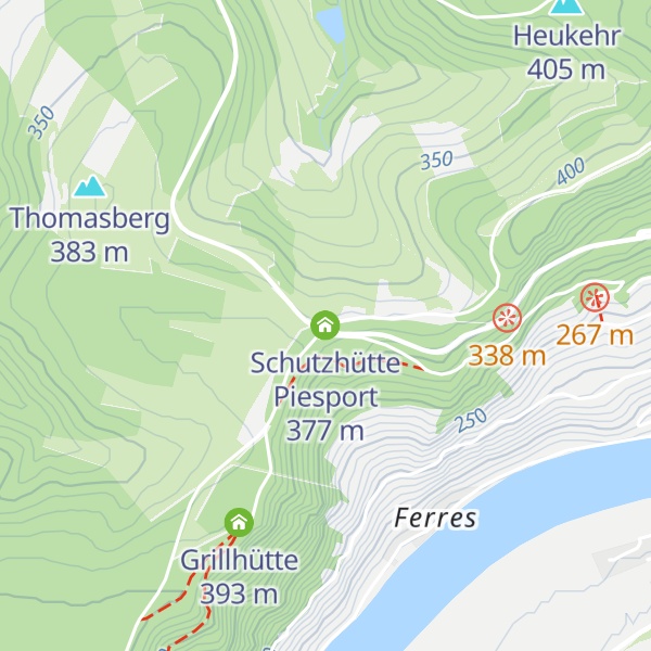 Map of Schutzhütte Piesport