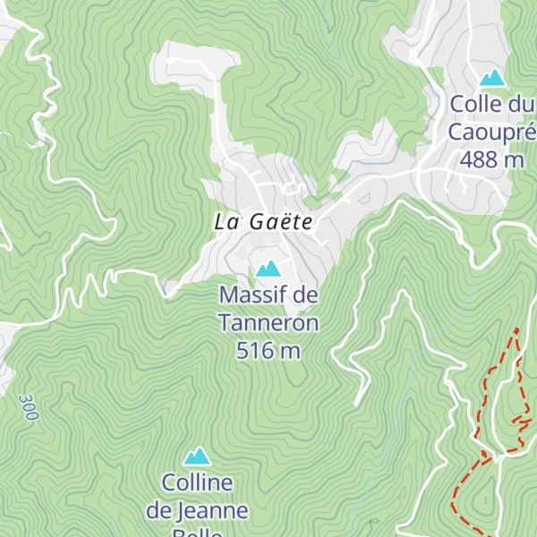Map of Massif de Tanneron