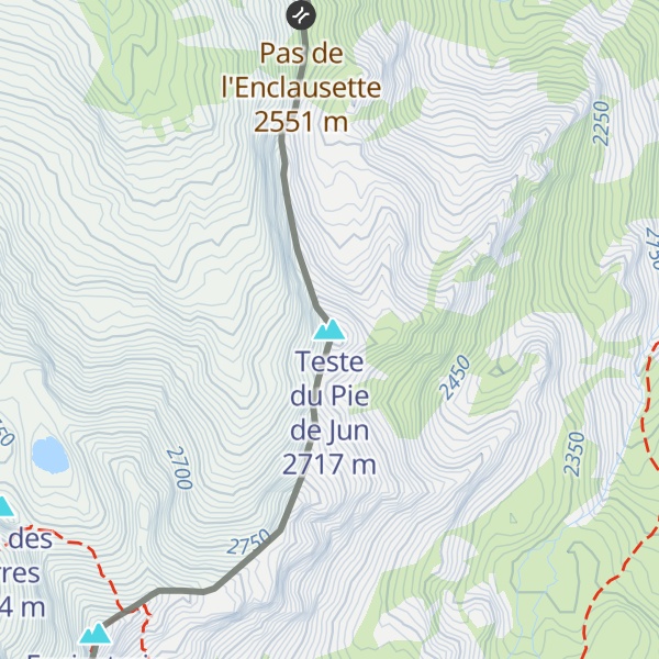Map of Teste du Pie de Jun