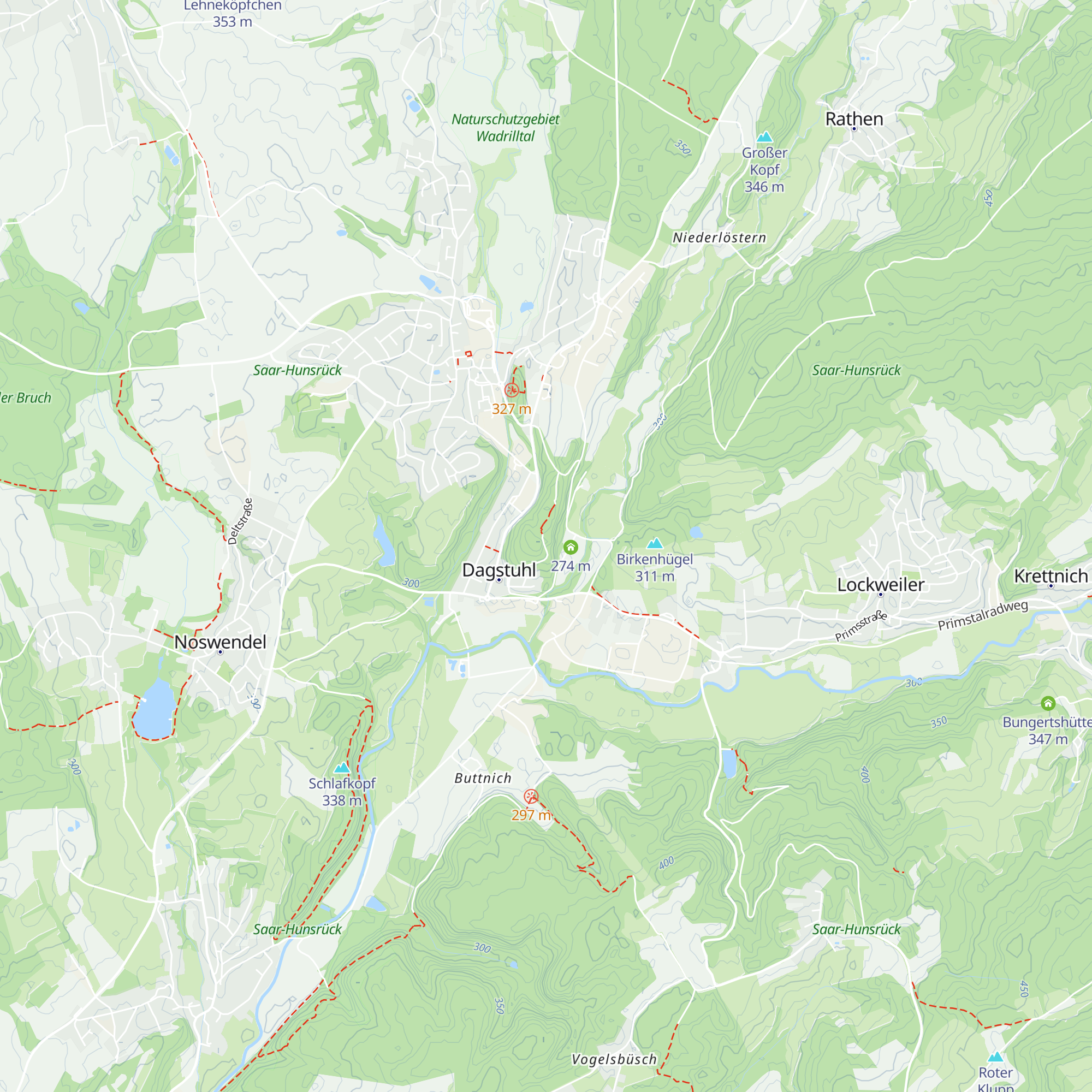 Lasalle Hütte map