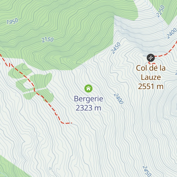 Map of Bergerie