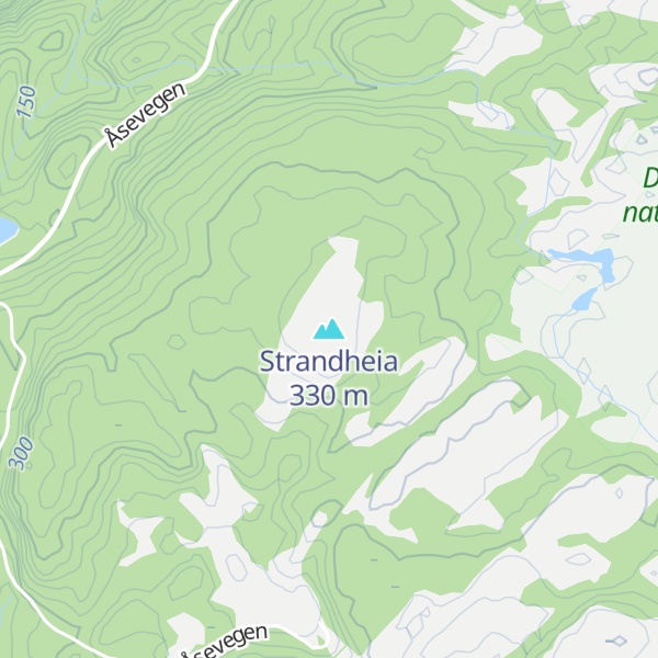 Map of Strandheia