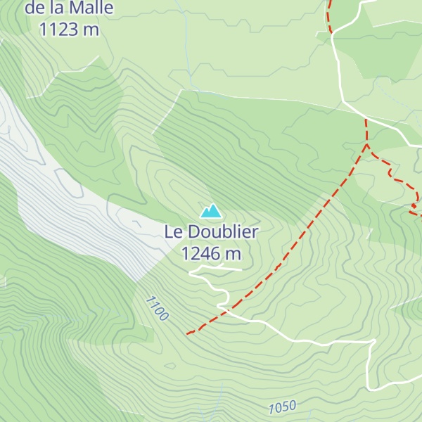 Map of Le Doublier