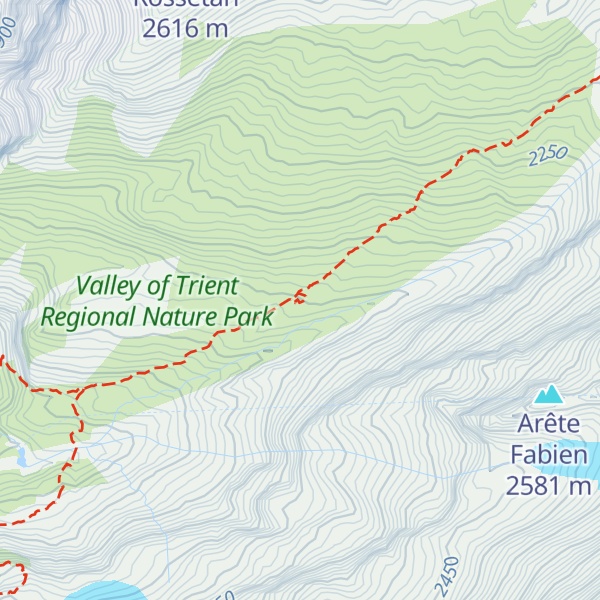 Map of Cabane de Susanfe