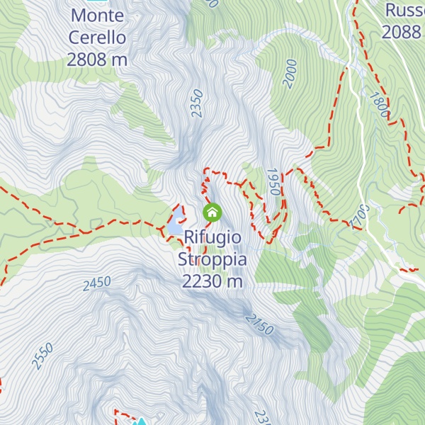 Map of Rifugio Stroppia