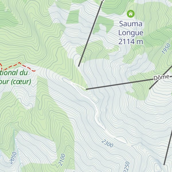 Map of Cime du Chavalet