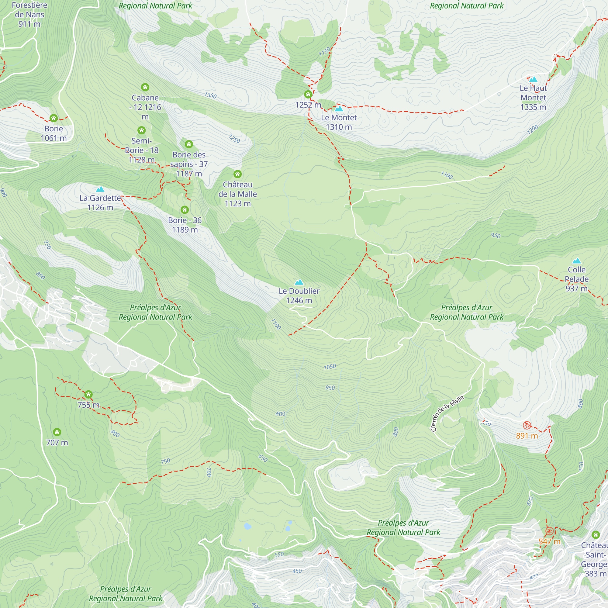 Centre Radio-électrique du Doublier map