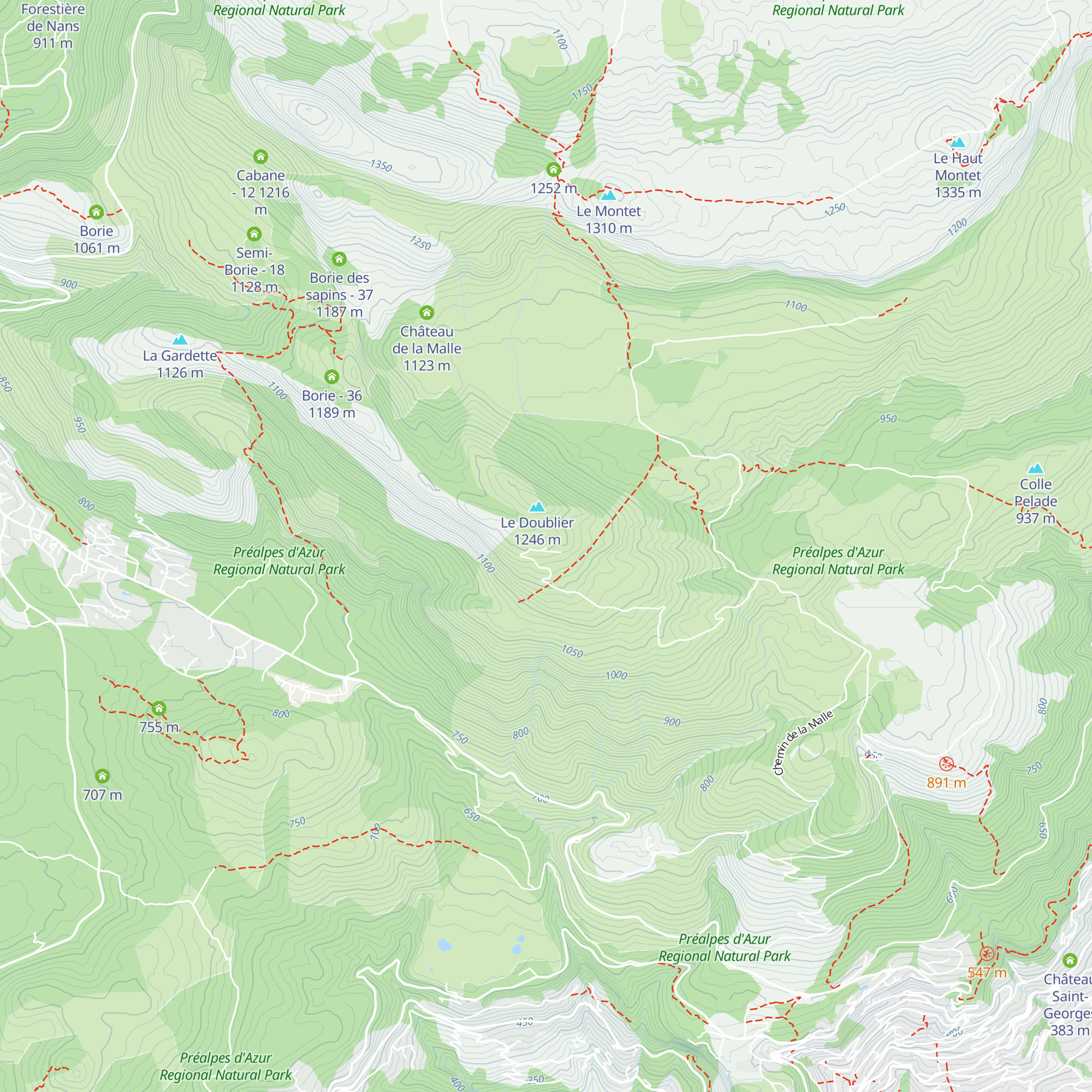Centre Radio-électrique du Doublier map