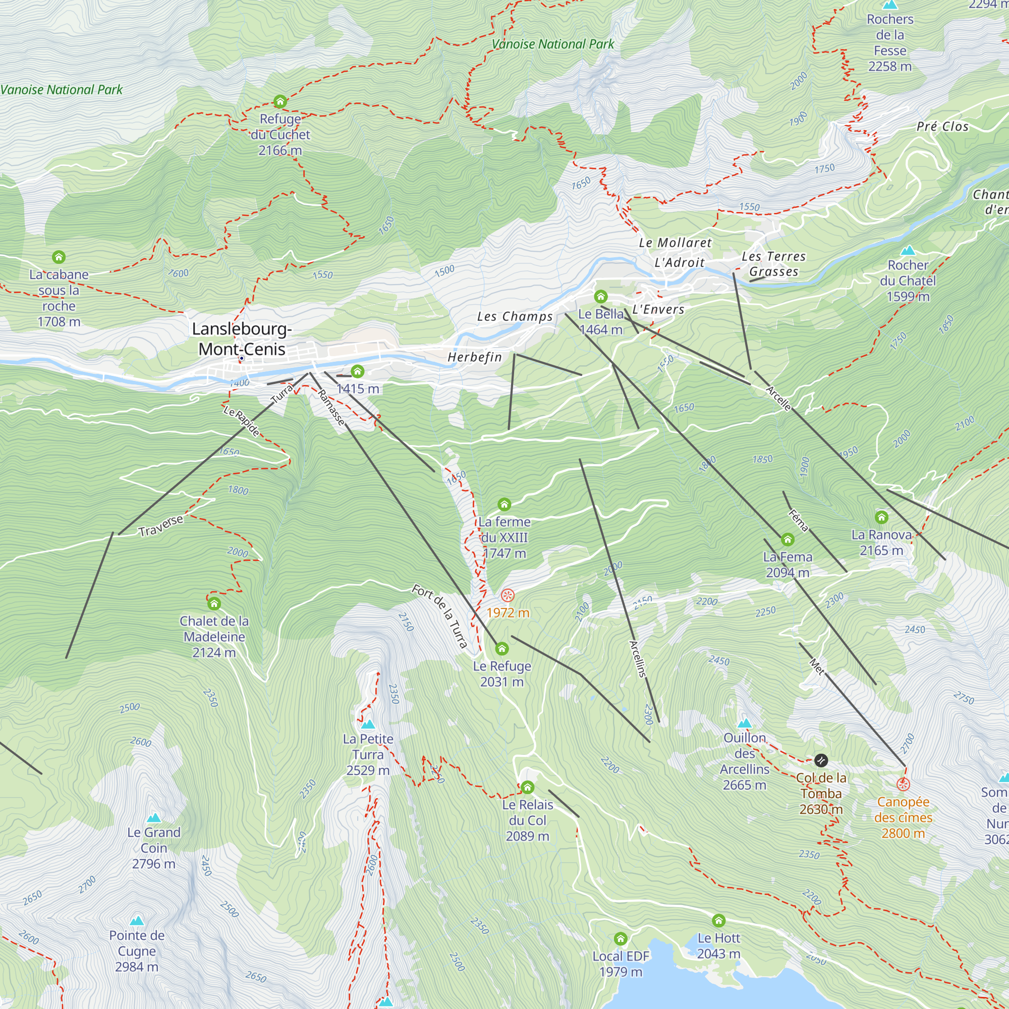 La ferme du XXIII map