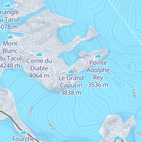 Map of Le Grand Capucin