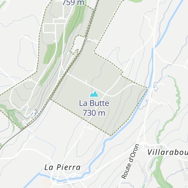 Map of La Butte