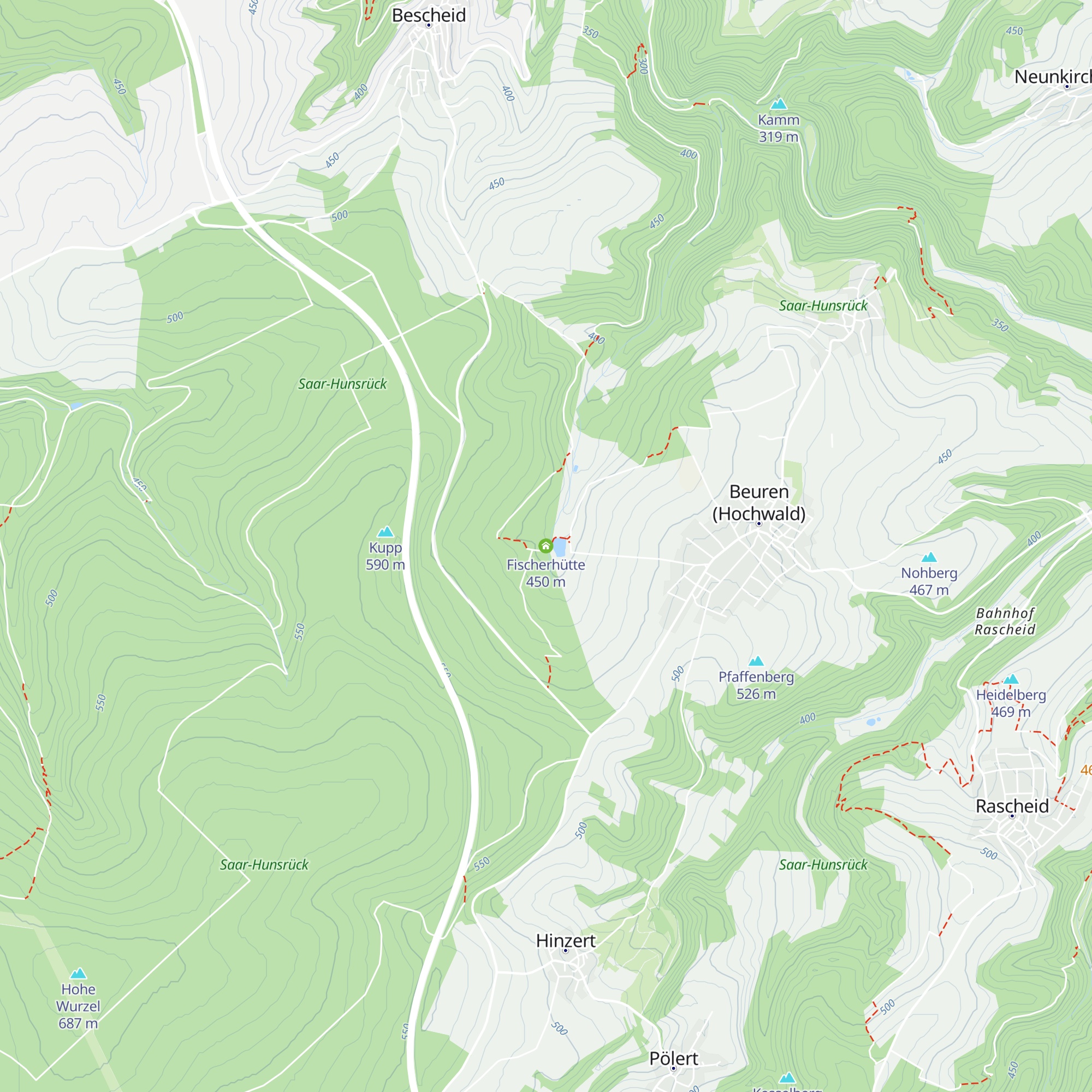 Fischerhütte map