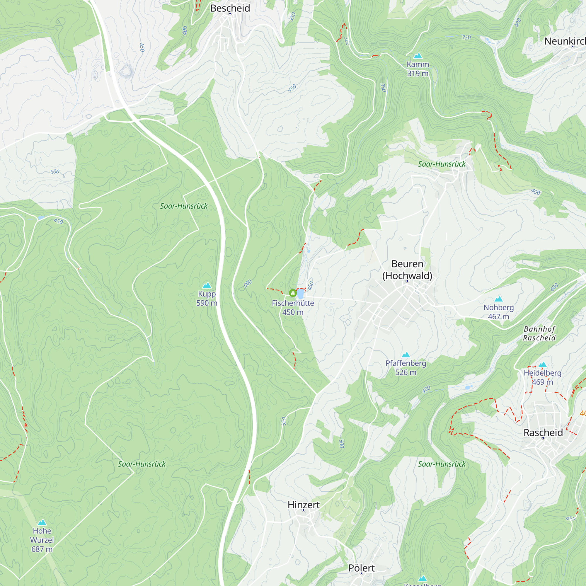 Fischerhütte map