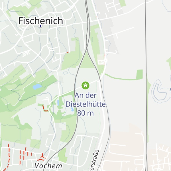 Map of An der Diestelhütte