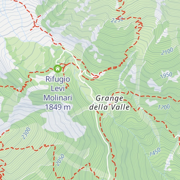 Map of Colonia Alpina Angelo Viberti