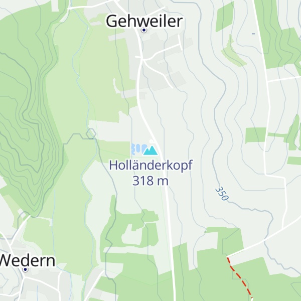 Map of Holländerkopf