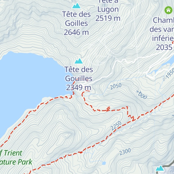 Map of La cabane du Vieux Emosson