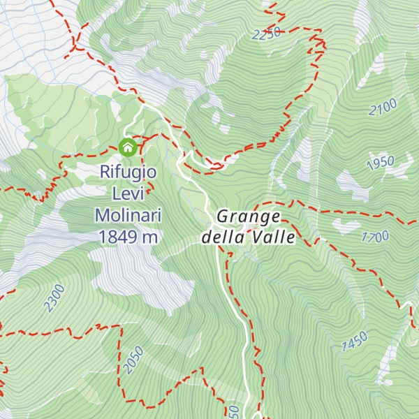 Map of Baita Sezionale Candido Viberti