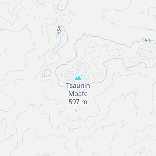Map of Tsaunin Mbafe