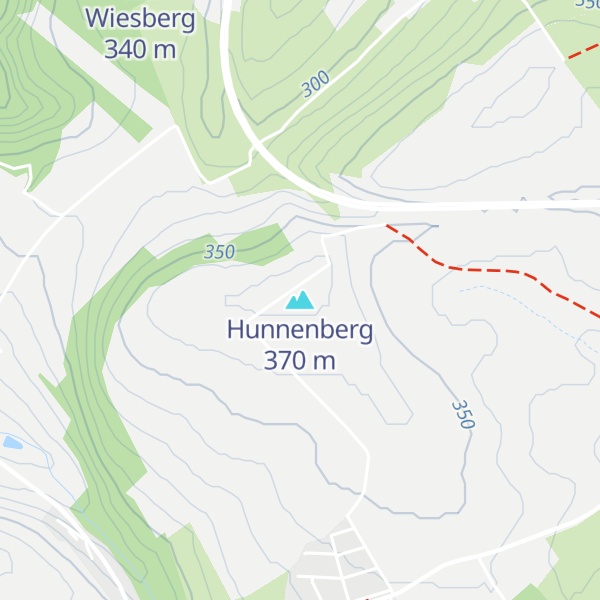 Map of Hunnenberg