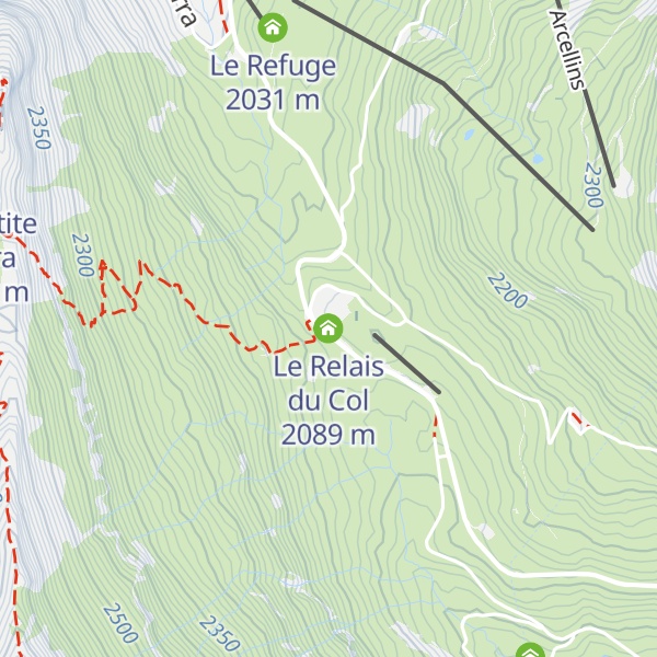 Map of Le Relais du Col