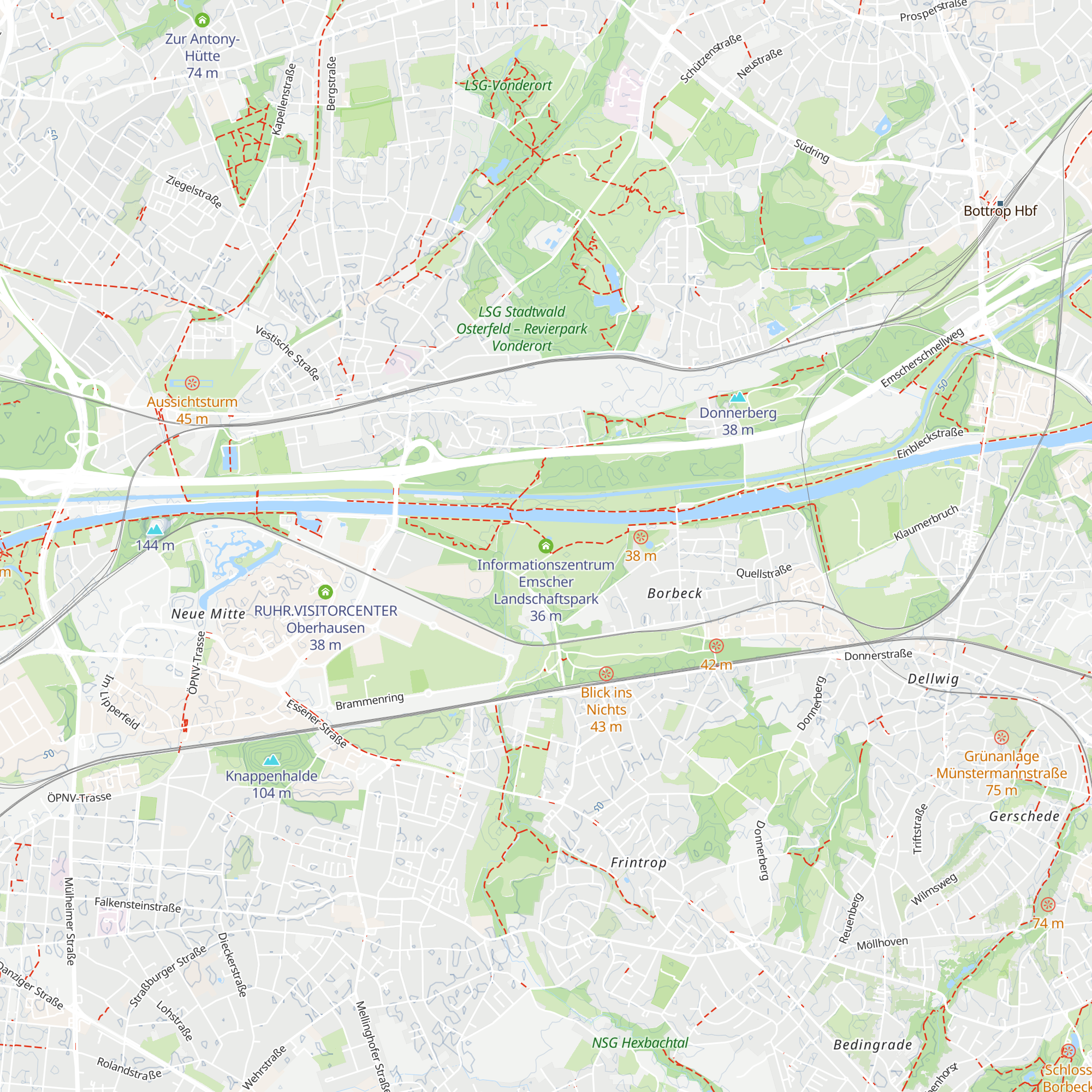 Informationszentrum Emscher Landschaftspark map