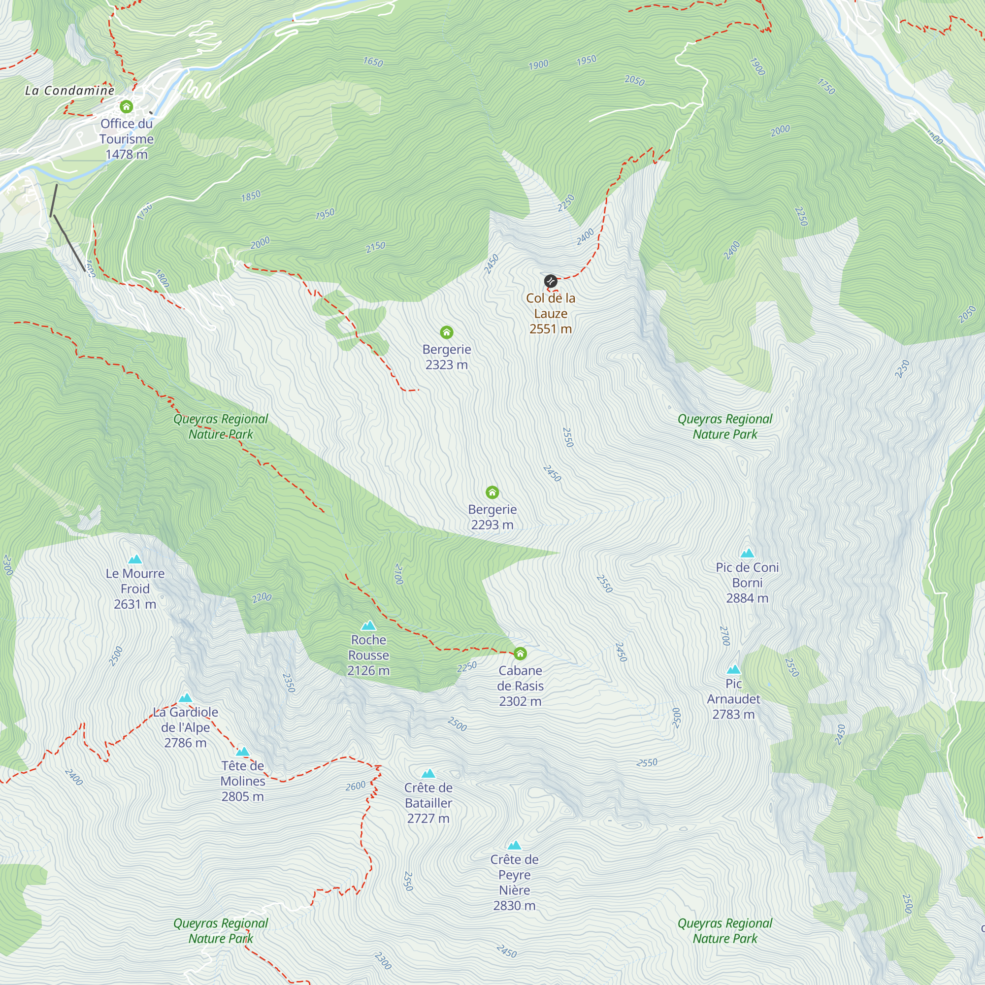 Bergerie map