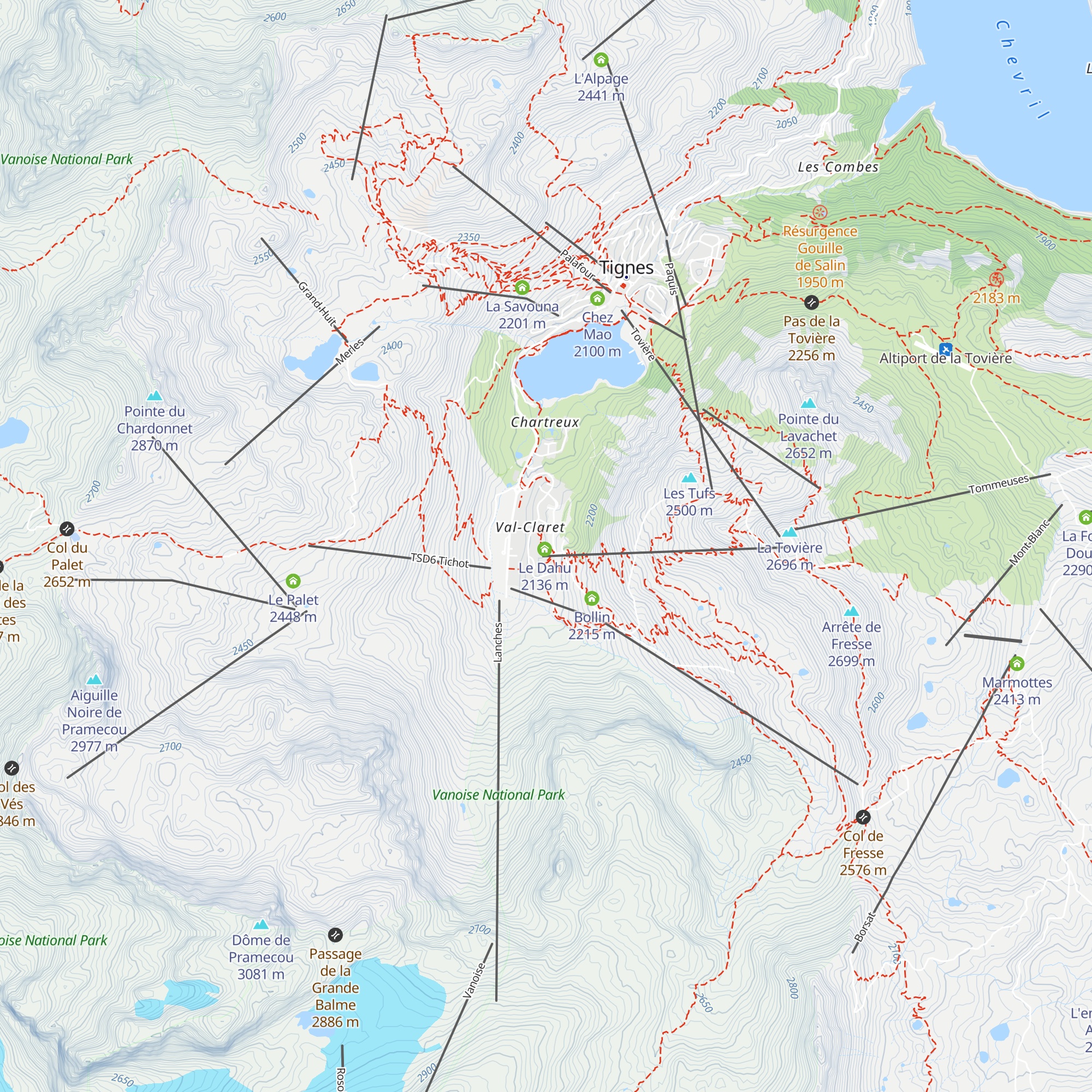Le Plante De Bâton map