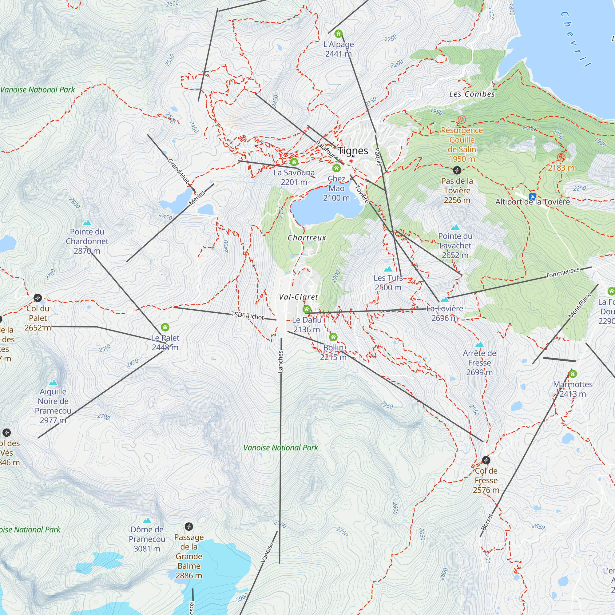 Le Plante De Bâton map